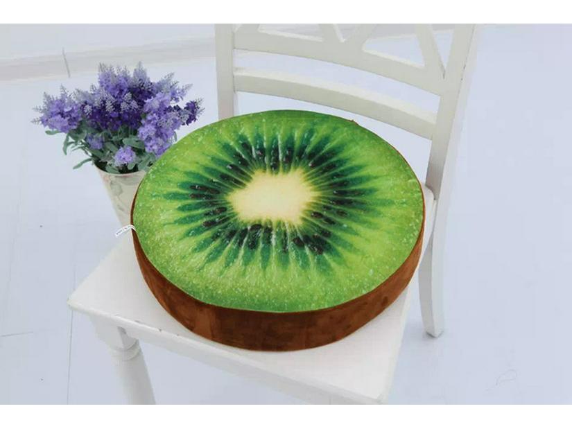 Creative Fruit Plush Toy Set: Watermelon, Orange, Dragon Fruit Cushions - Cute Nap Pillows