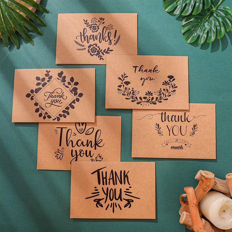 Korean-Style Thank You & Holiday Greeting Card with Free Shipping