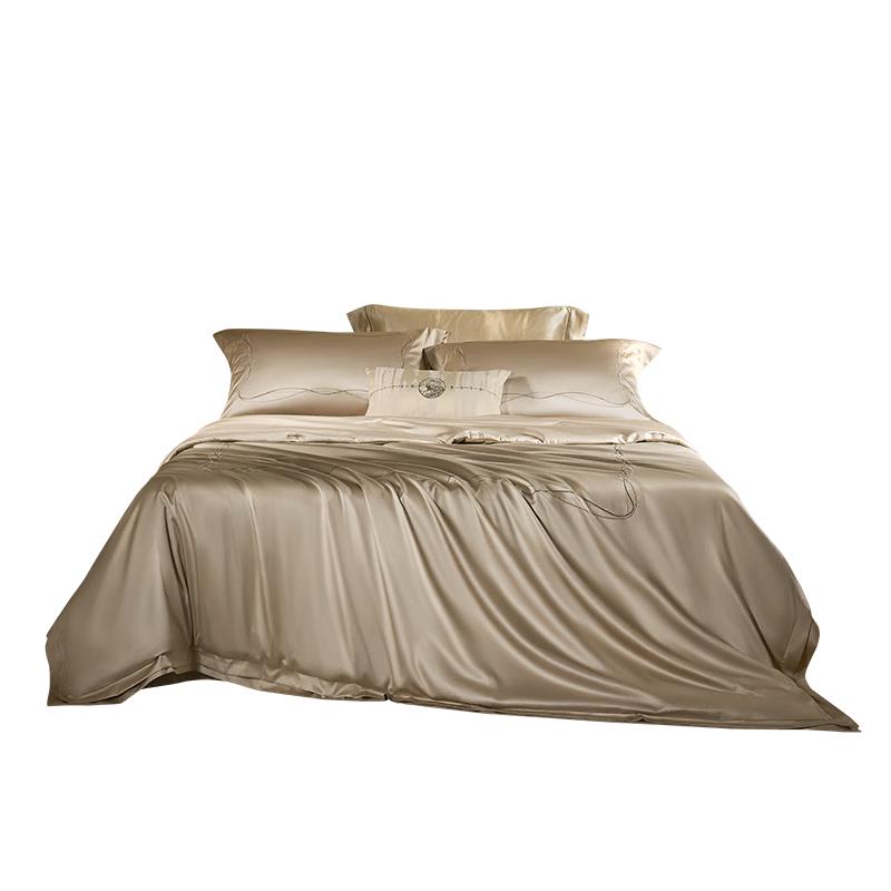 Luolai 100% Mulberry Silk Quilt, 100-Count A-Grade Cotton Cover