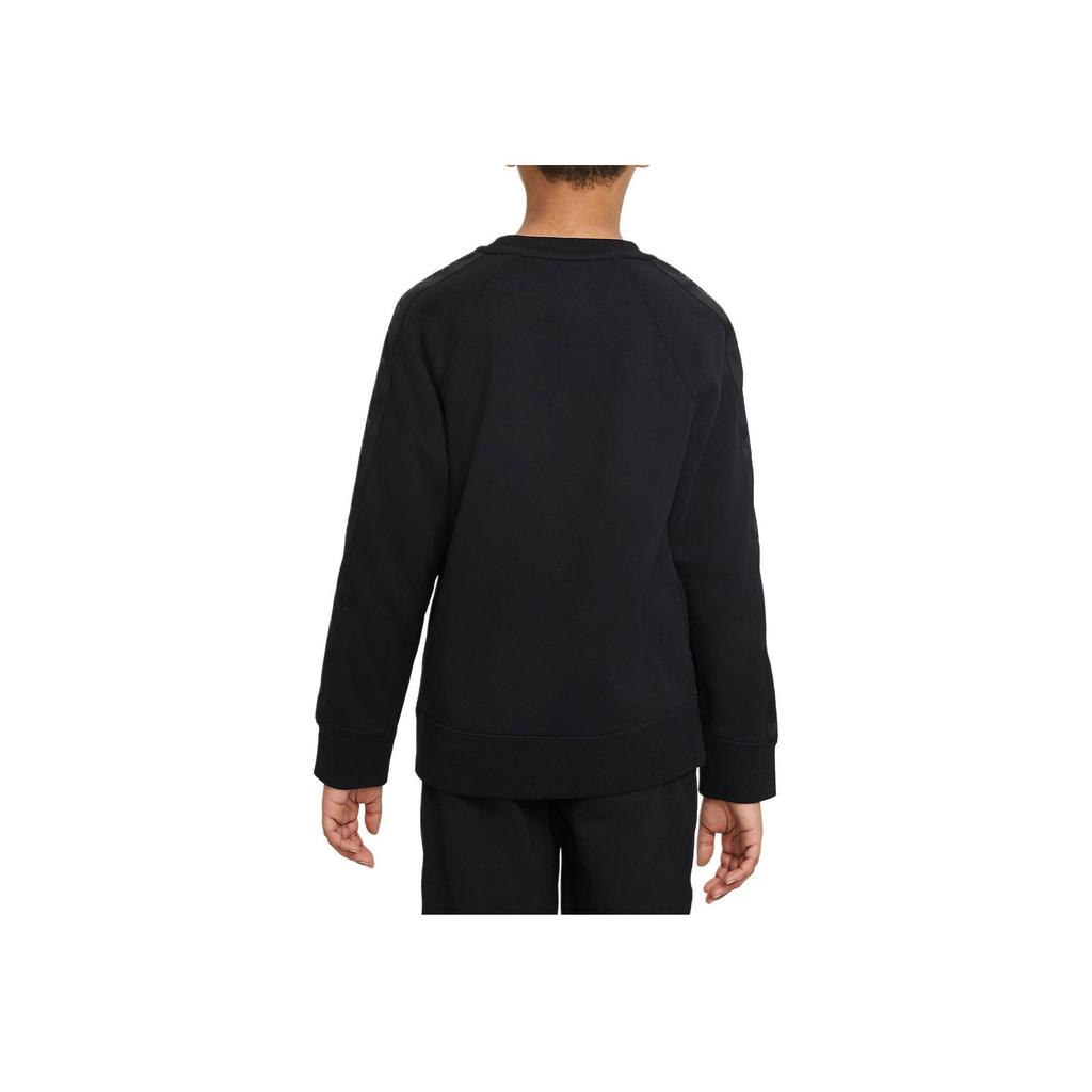 Nike Sweatshirt Rundhals Locker Atmungsaktiv Lässig Sport Kinder Oberteile Schwarz DA0775-010