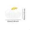 Clear Pumpkin Paperweight Decor Paper Weights Harvest Props Simulated Vegetable Decoration for