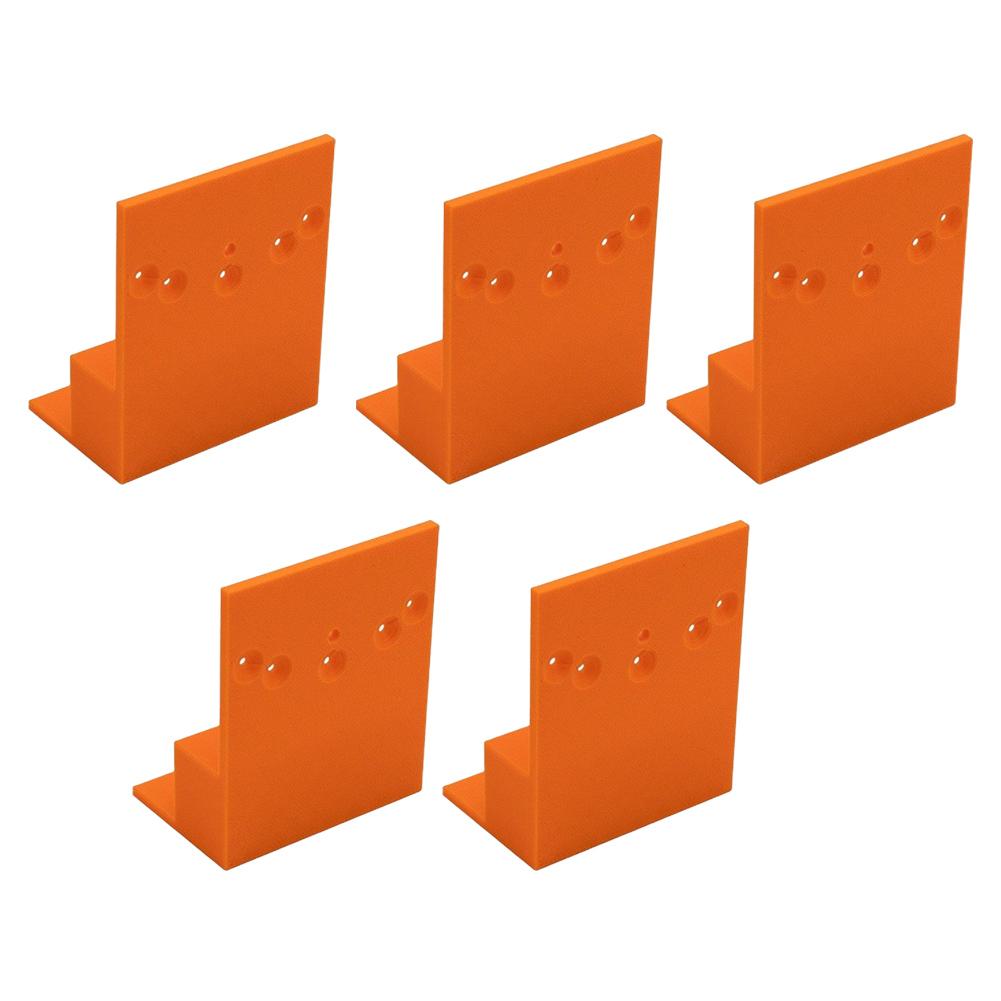Stepped Positioning Plate for Wardrobe Side Closing Applications with Stair Step Design for Accurate Vertical Limit Alignment