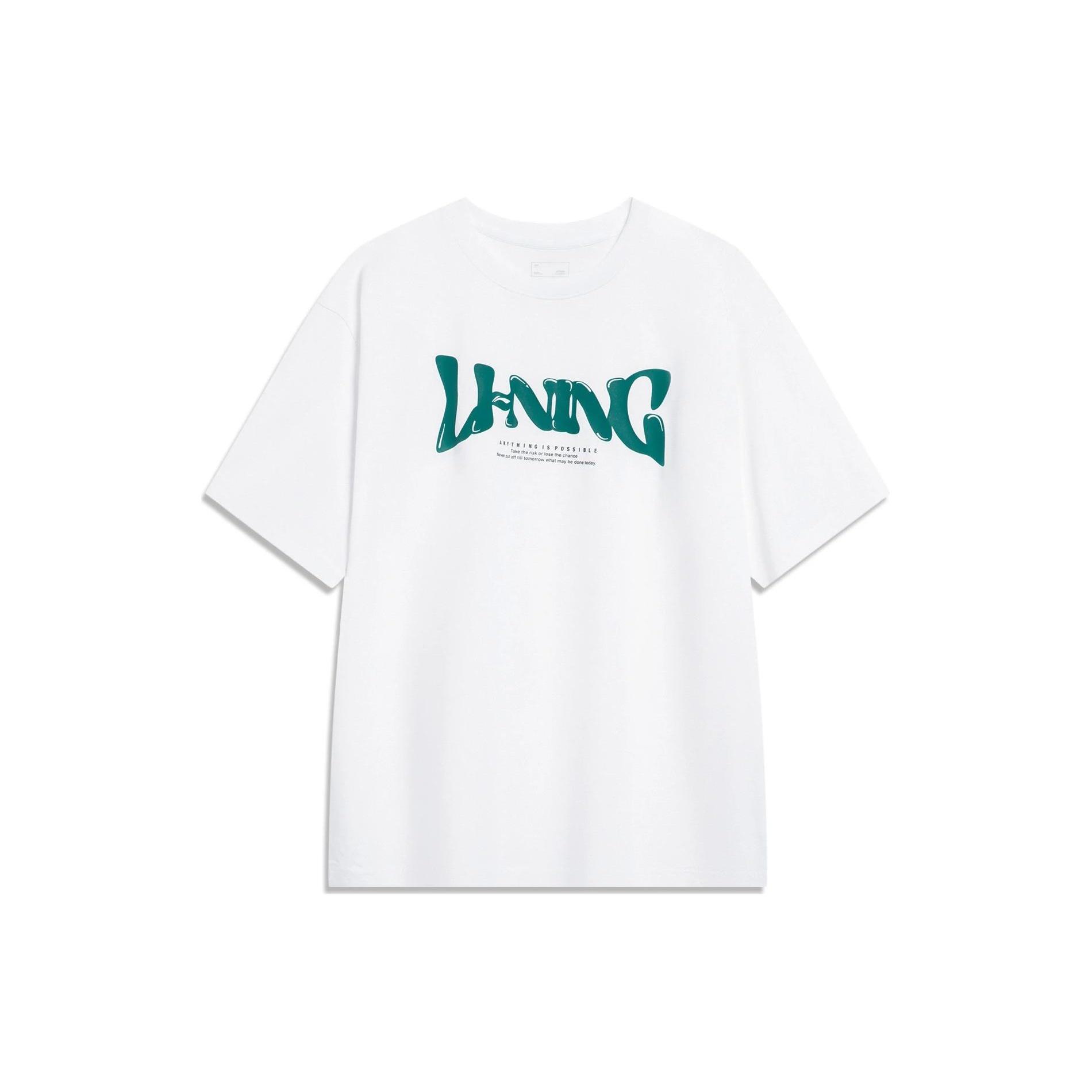 Li-Ning Anything Is Possible Graphic T-shirt  White  Men s AHST761-2 M