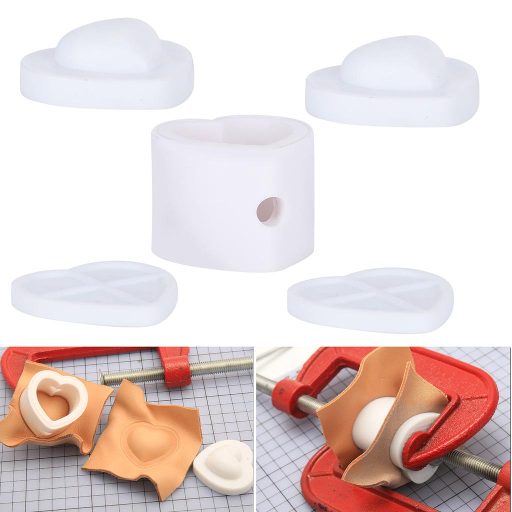 Heart Shape Mold DIY Leather Craft Modeling Tools Hand Made Supplies for Children