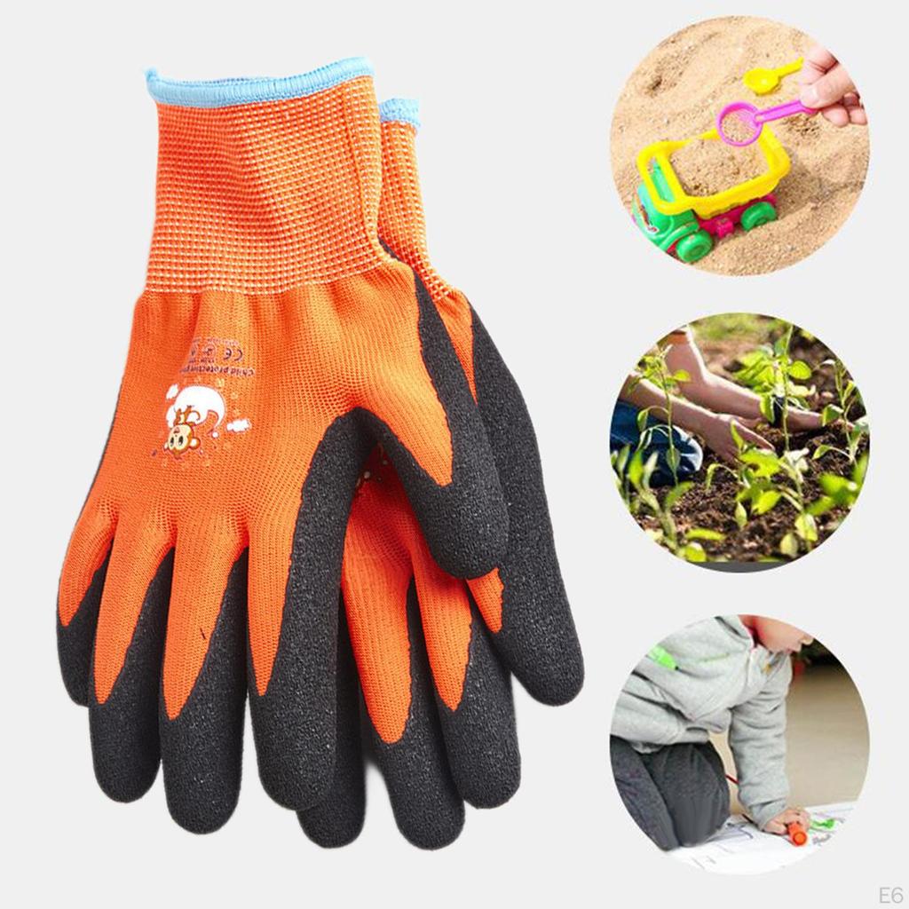 Children Gardening Rubber Coated for Little and boys Outdoor Planting