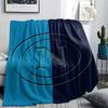 1 ud. S.S.C. Manta de Franela con Estampado de Nápoles, Alta Calidad para Todas las Estaciones, Decoración del Hogar, Calidez y Confort, Perfecta para Regalos de Navidad