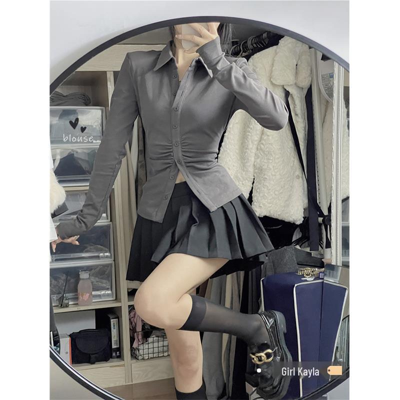 Cămașă Japoneză JK Trendy Slim Fit pentru Primăvară/Toamnă