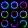 Symphony LED Car Hub Lamp Double Sided APP Remote Sound Control Waterproof Neon Wheel Ring 12V Auto Decorative Atmosphere Light