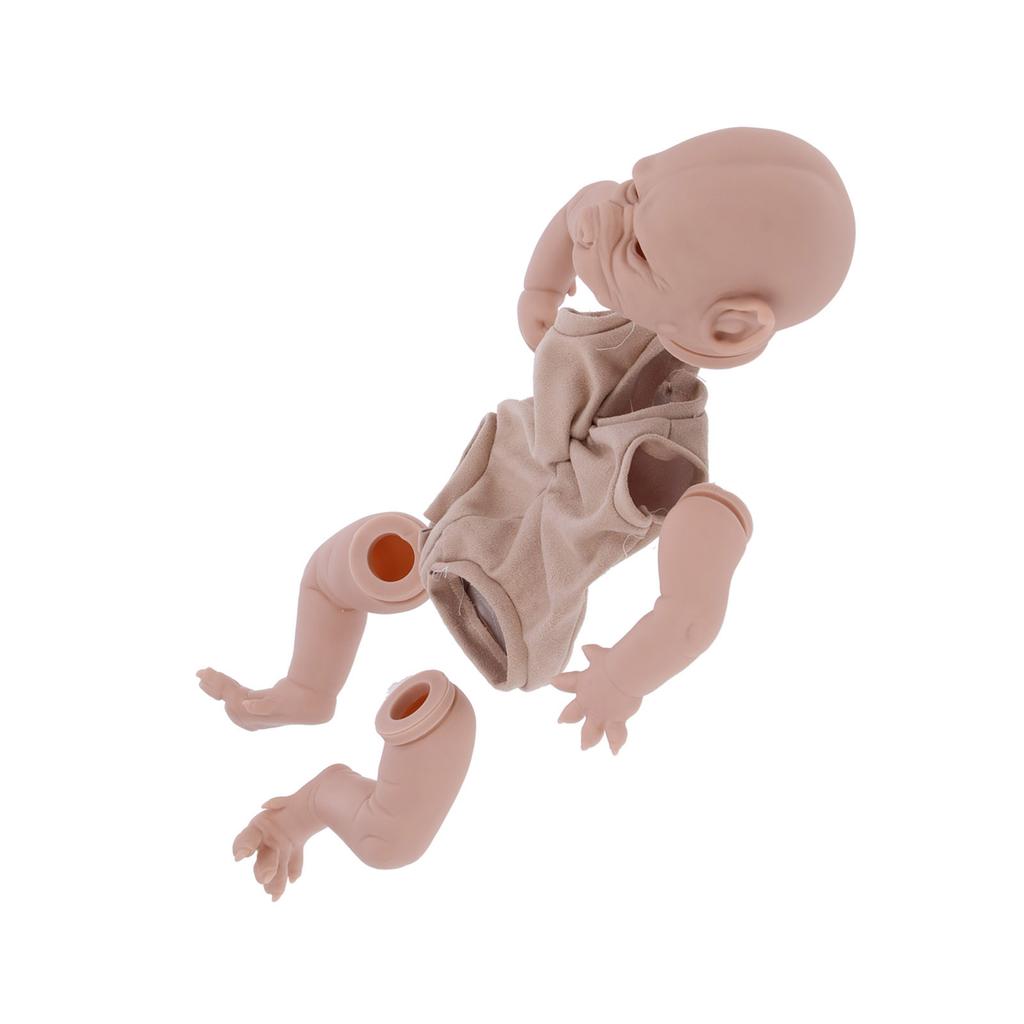 19palcová Zvířecí Reborn Panenka Kit Měkký Flexibilní DIY Nenabarvený Prázdný Panenka Kit Kolekce Hračka