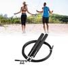 Jump Rope Aluminum Handle Steel Wire Skipping Workout Training Tool for Home Gym Black