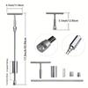 Car Dent Repair Tool Kit Professional Auto Body Sheet Metal Paintless Hail Pit Puller Rubber Hammer Fix Tools Set