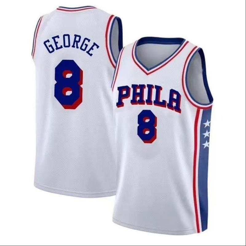 Philadelphia 23 Basketball Jersey Sleeveless Tank Top Quick Dry Sport Streetwear Fans Training Vest White Blue Family Matching
