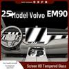 Volvo EM90 Innenraum-Schutzfolien-Set: Zentralsteuerung, Klimaanlage hinten, Displayschutzfolie für Navigationsbildschirm