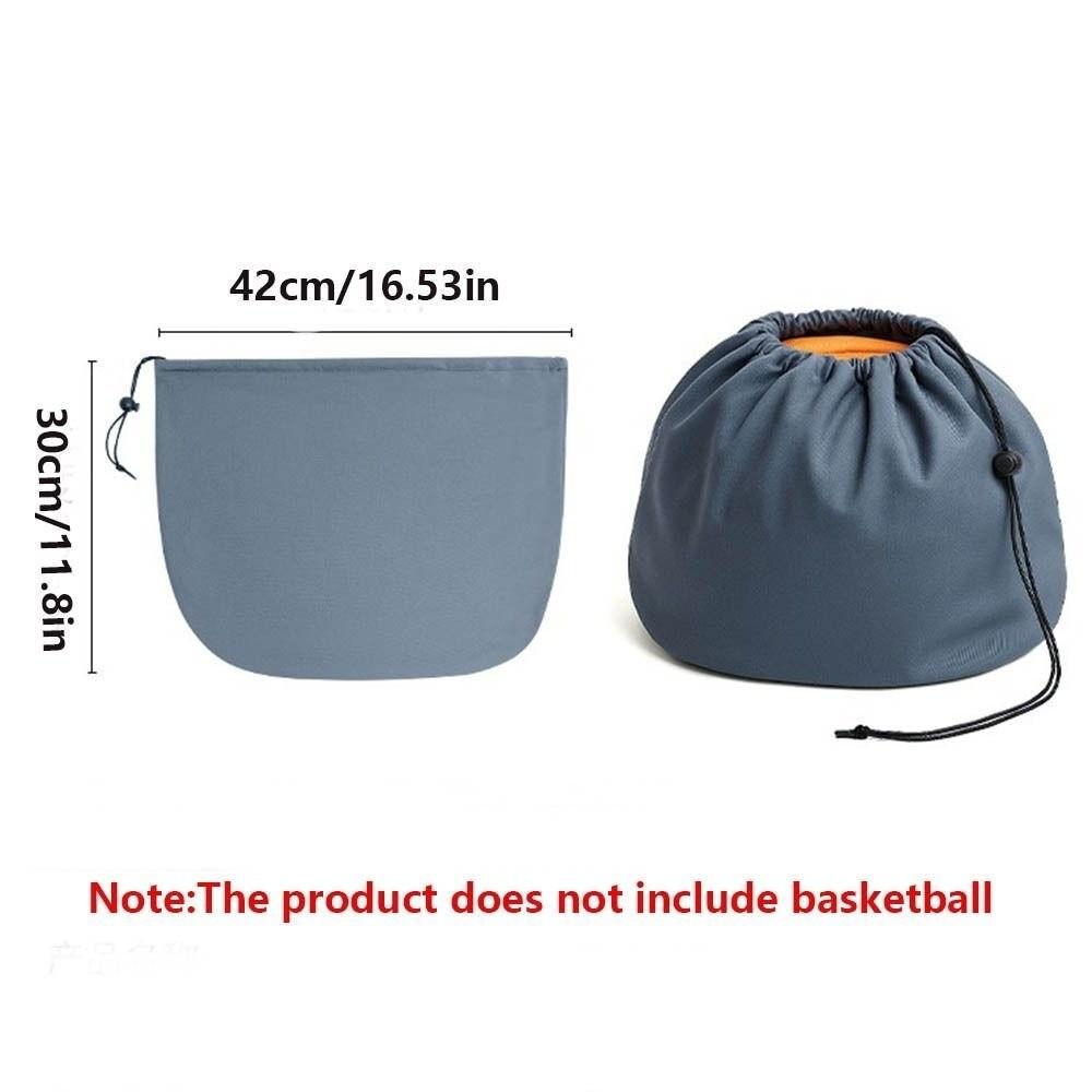 Solid Color Basketball Tote Bag Large Capacity Adjustable Shoulder Basketball Drawstring Bag Single Shoulder Lightweight