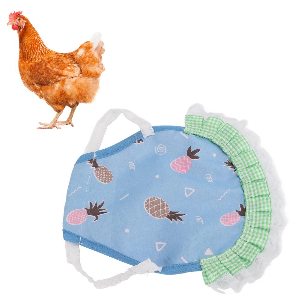 Hühnersattel Süßer Schützender Bunter Haustier-Hühner-Schürze mit Elastischen Bändern für Geflügel