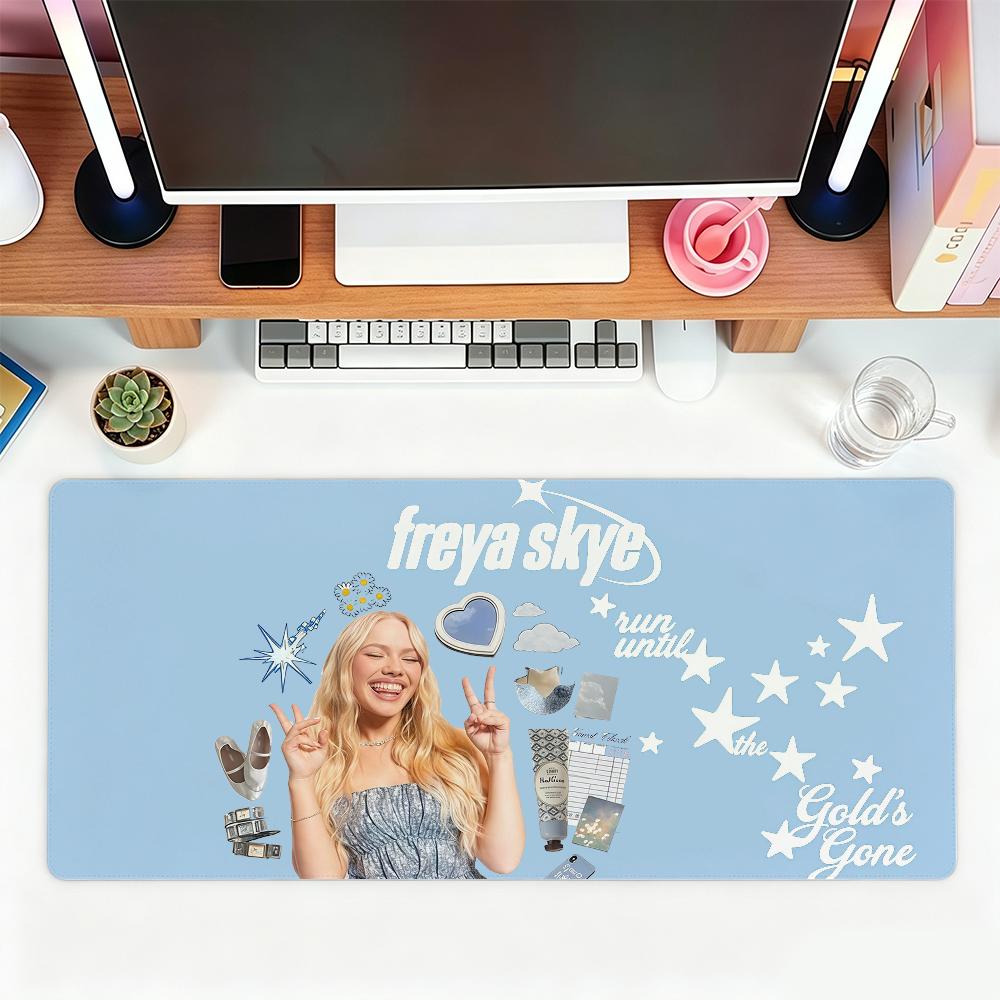 English singer Freya S-Skye Mouse Pad For Office Gaming And Keyboards Non-Slip Large Waterproof