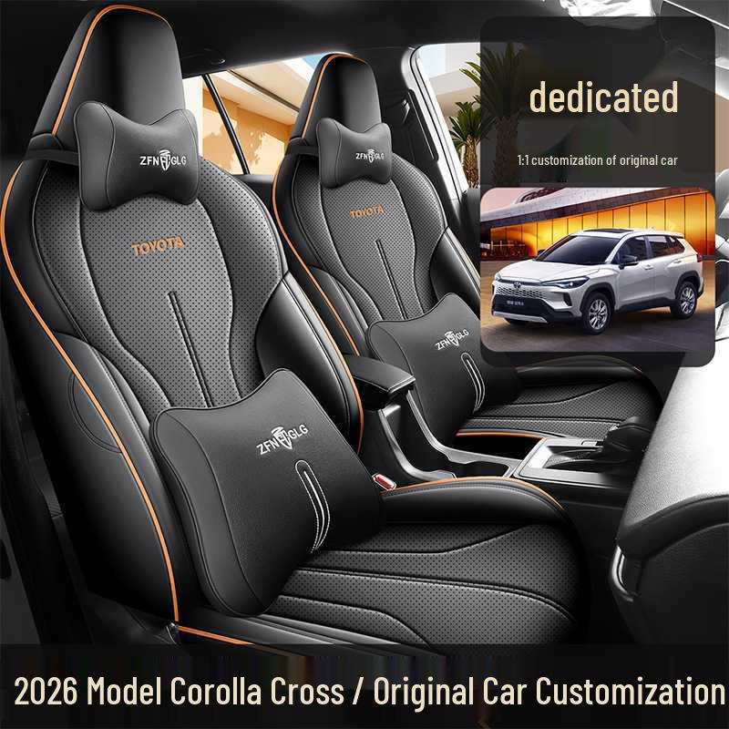Toyota Corolla 2026 Full Surround Leather Seat Cover - All-Season Cushion