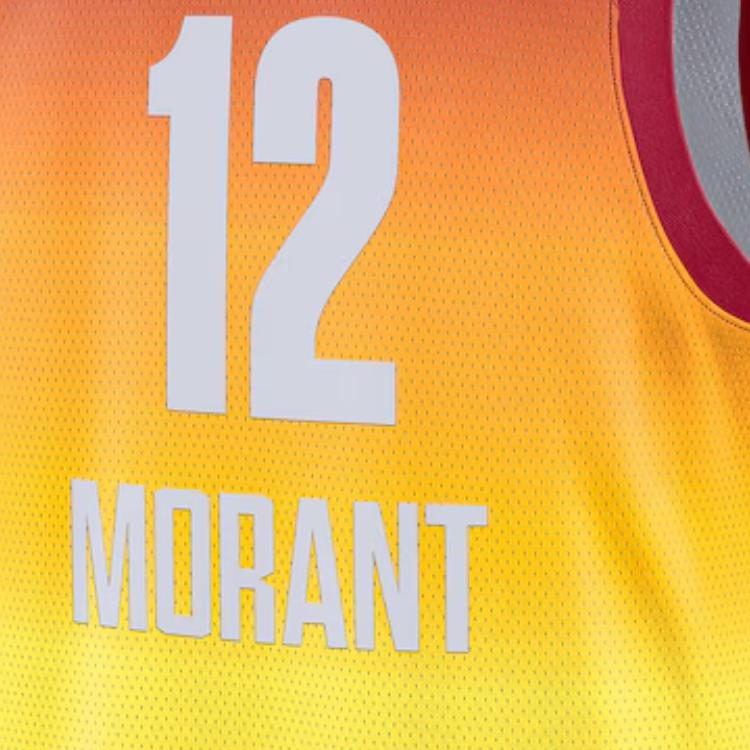 Jordan NBA 2023 All-Star Ja Morant No. 12 Patchwork Basketball Jersey Men Sportswear Orange DX6332-616