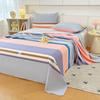 Class A Pure Cotton Thickened Old Coarse Cloth Bed Sheet Single Piece Student Dormitory Single Cotton Quilt 3pcs