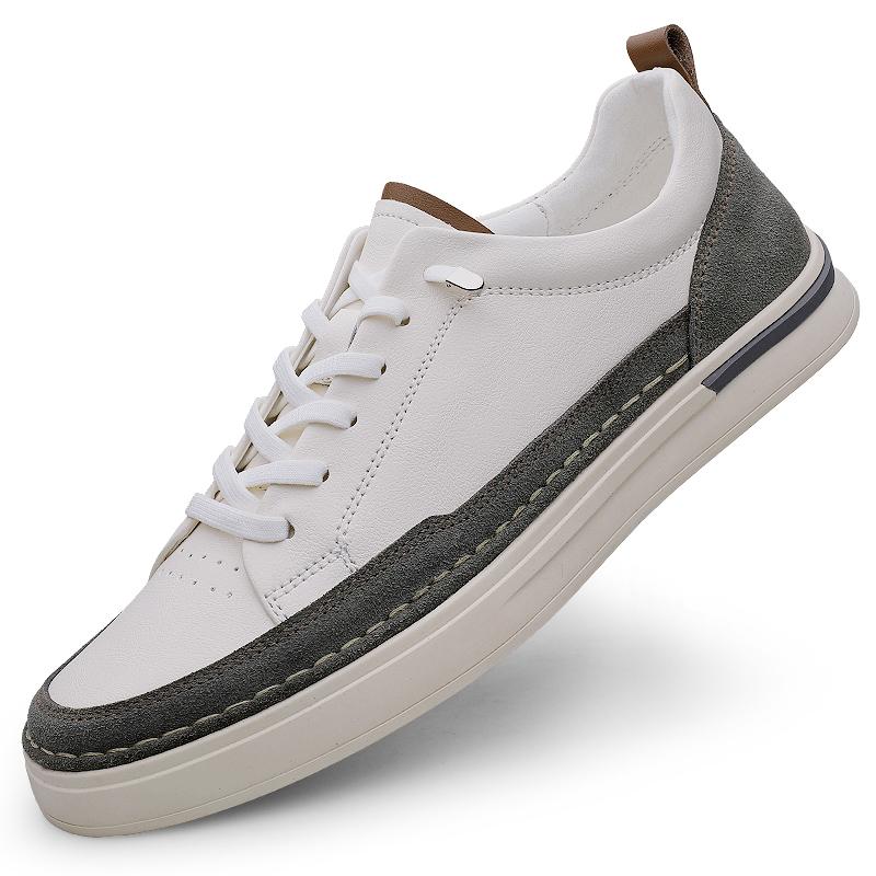 

Модная обувь в британском стиле, мягкая подошва, удобная повседневная кожаная обувь для скейтборда, уличная обувь для бега, дизайнерский бренд, мужская обувь из натуральной кожи 45