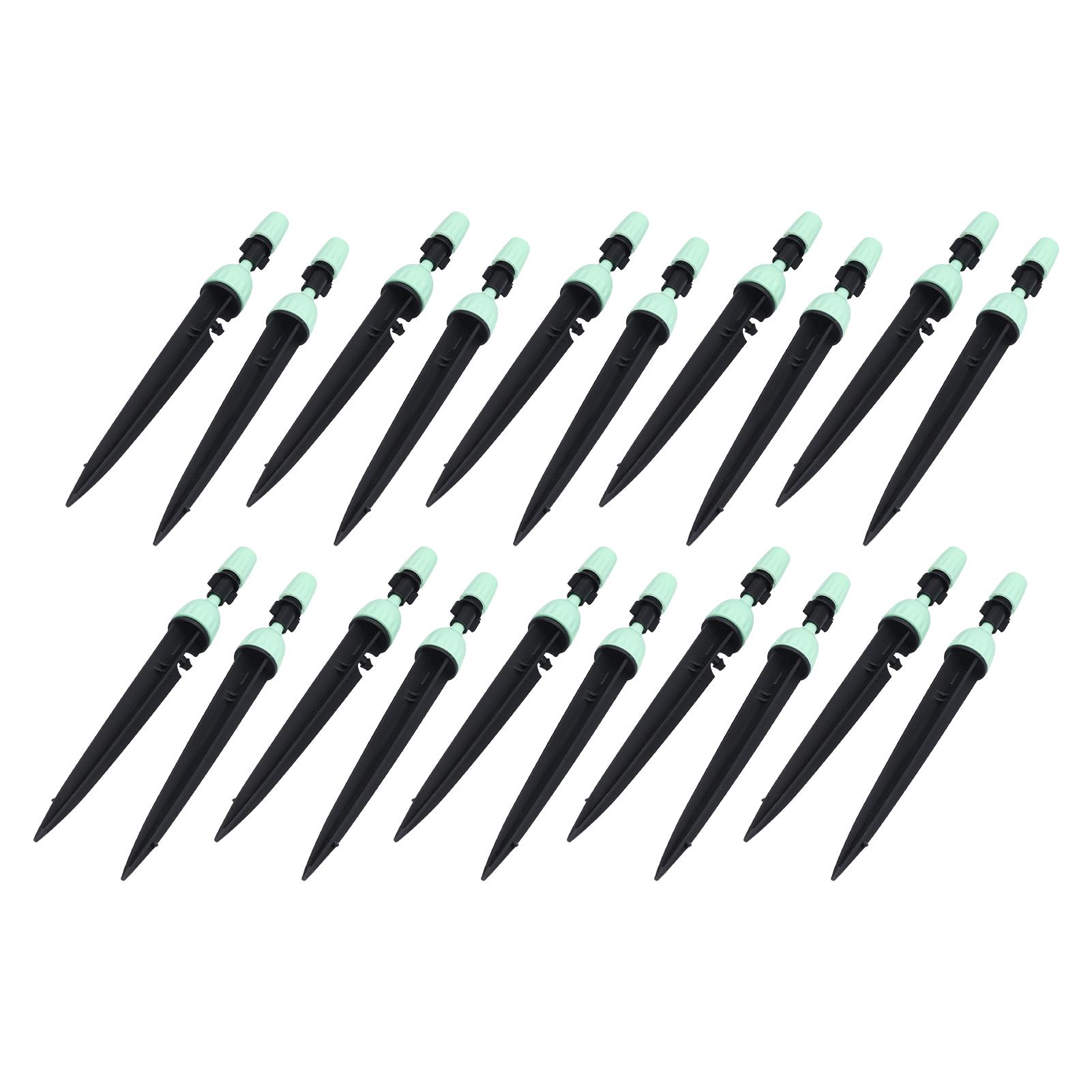 

20 Set Multifunctional Spray Dripper Adjustable Irrigation Atomizing Sprinklers Drip Irrigation SystemCyan синий