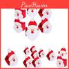 Christmas Decorations 3d Santa Claus Non-woven Tablecloth Set For Hotels And Dining Tables In Stock