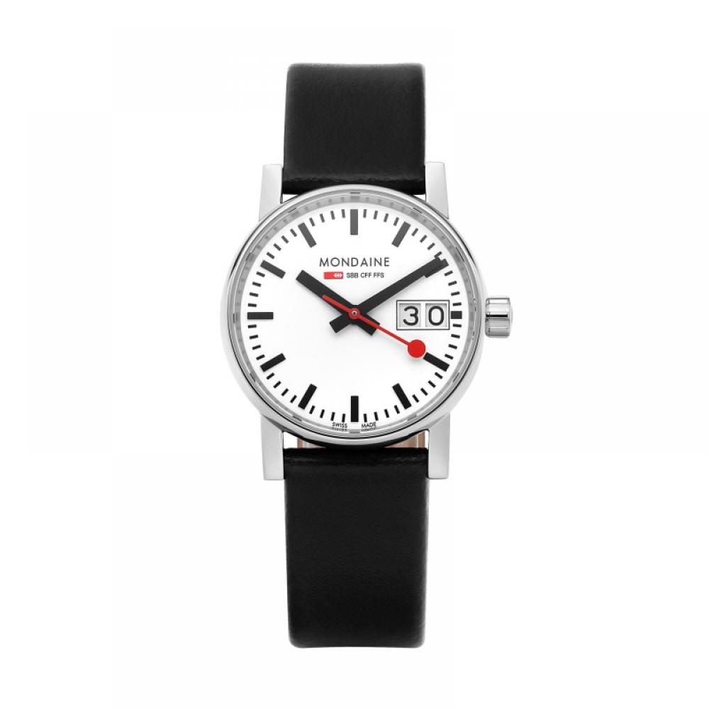 Mondaine MSe.30210.lb Railway Evo 2 Date Damen-Lederuhr