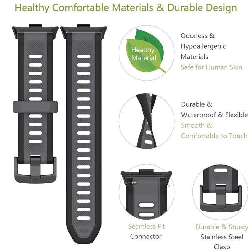 Silicone Band For Redmi Watch 4 / 5 / 5e SIM Strap for Xiaomi Mi Band 9 Pro / 8 Pro Soft Bracelet Wristbands Belt