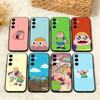 S-Sassy cartoon C-Clarences Phone Case For Samsung  A73,72,71,A52,51,40,41,A22,A32,31,A13, Soft Black Shell