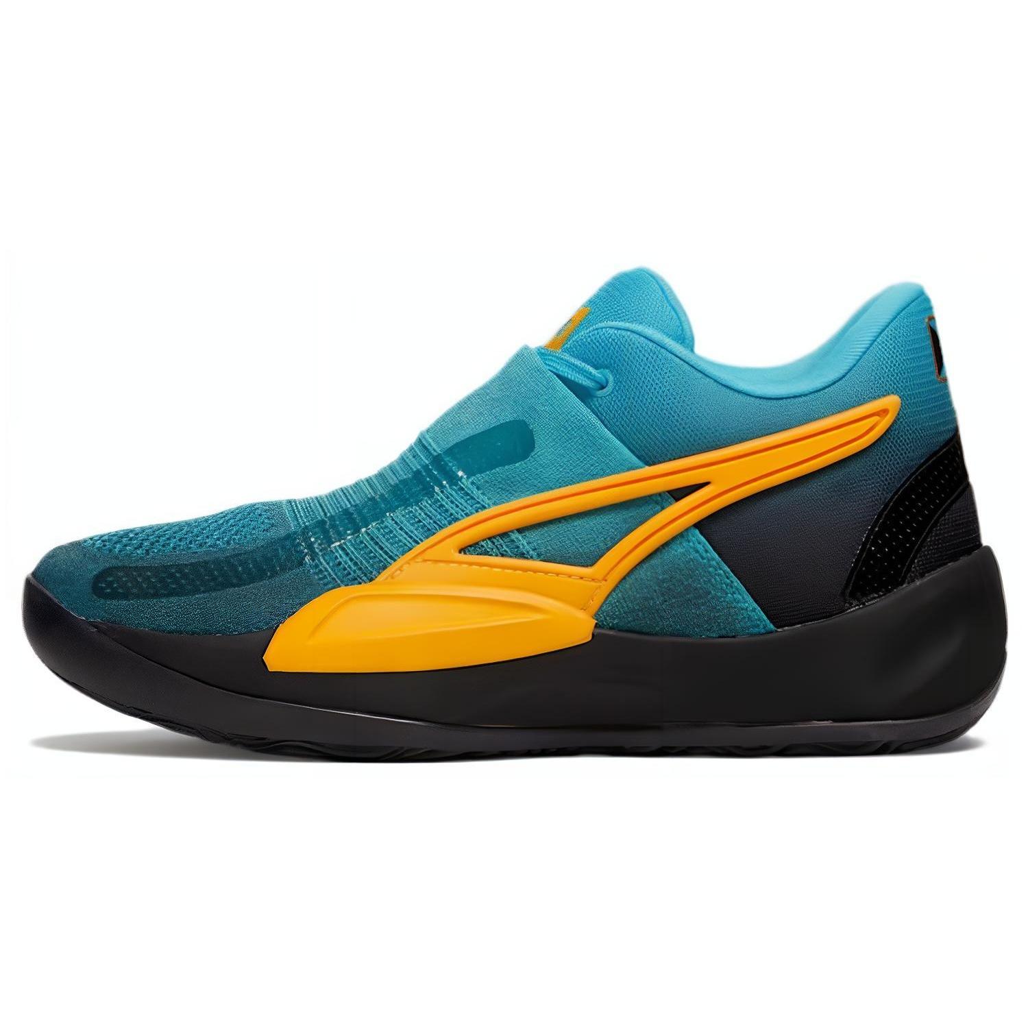 PUMA Rise Nitro  Blue Atoll Amazon Green  Men s 378489-01 EU 41
