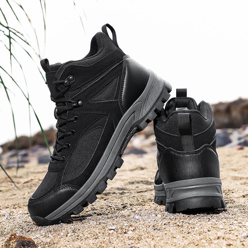 Men's Hiking Shoes Outdoor Adventure Hiking Shoes High-top Hiking Shoes Winter Shoes Wear-resistant Snow Boots