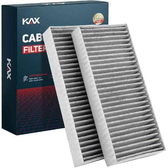 KAX Premium Cabin Air Filter with Dual Active Carbon, CF10550 Replacement for Nissan Rogue 2008-2013, Rogue Select 2014-2015, Sentra 2007-2012,