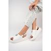 Women's Genuine Leather Wedge Sole Casual Comfortable Sandals