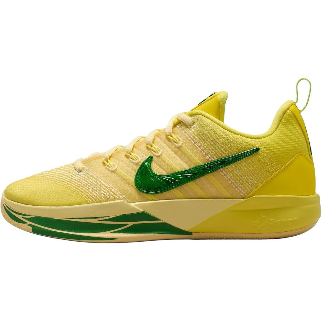Nike Sabrina 3 Oregon Ducks Comfortable Fit Low Top Kids Basketball Shoes Kids basketball shoes Lemon-Yellow Green IU4645-700 36