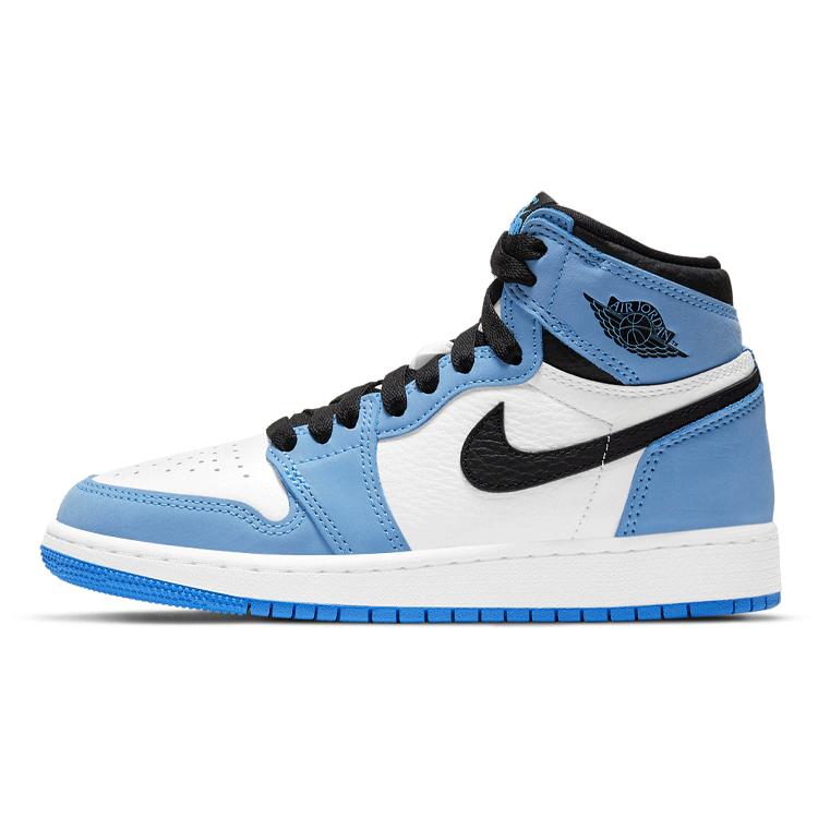 New Jordan Kids Air Jordan 1 Retro High OG 'University Blue' Sneakers 575441-134
