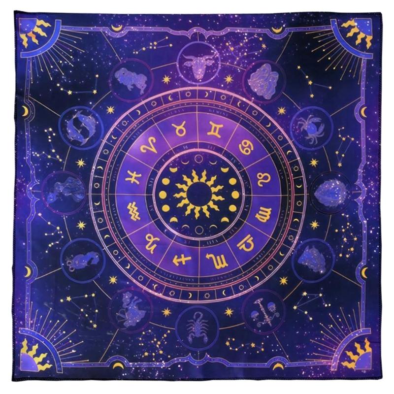 Square Altar Board Game Cards Pad Rune Table Cloth Metaphysical Board Game Mat