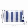 Large Capacity Striped Cosmetic Bag Waterproof Beach Storage Bag Fashion PVC Toiletry Bag  Women