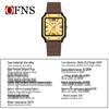 OFNS Quartz Student Watch: Waterproof, Luminous Alloy for Exams