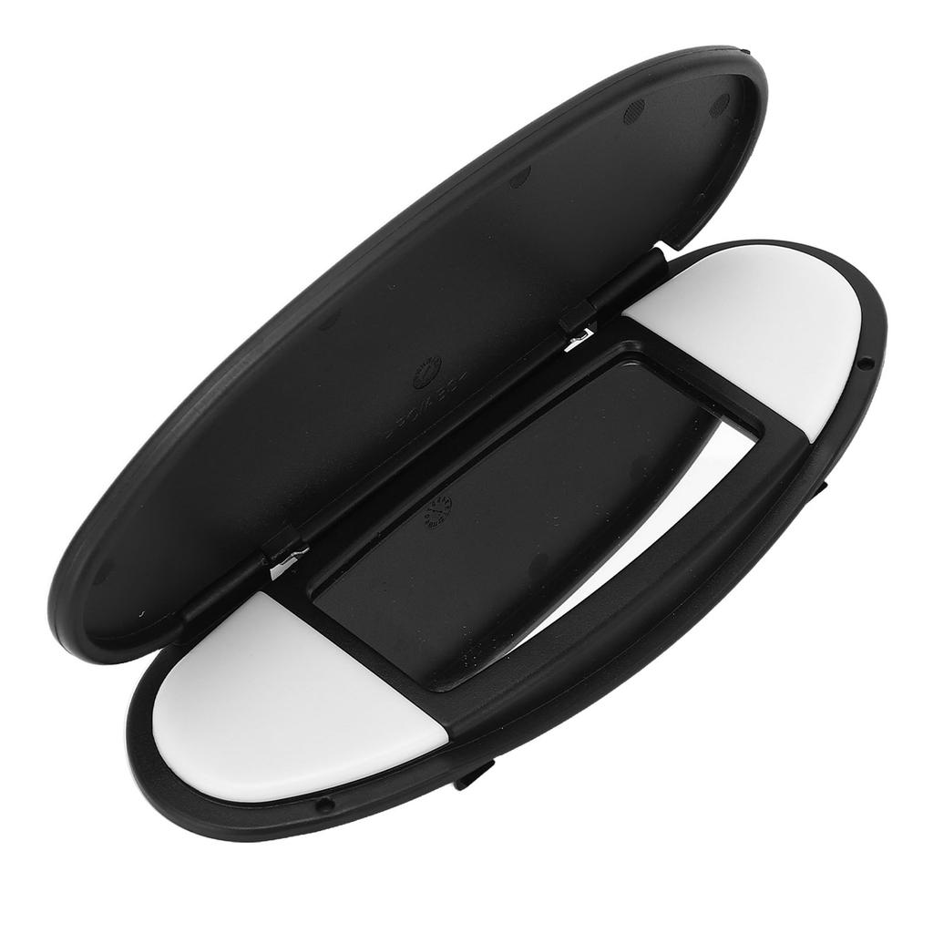 Front Sun Visor with Vanity Mirror Anti Glare Sun Proof Safe Driving Replacement For R55 R56 R60 2007‑2014 Black