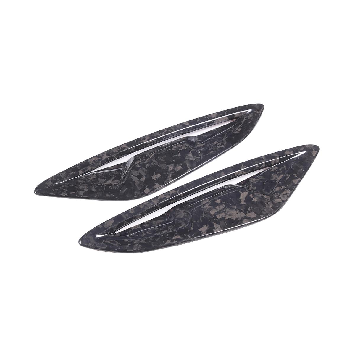 

Real Carbon Fiber Car Side Shark Gill Side Air Outlet Cover Trim For BMW 8 series G14 G15 G16 2019-2026 Car Accessories