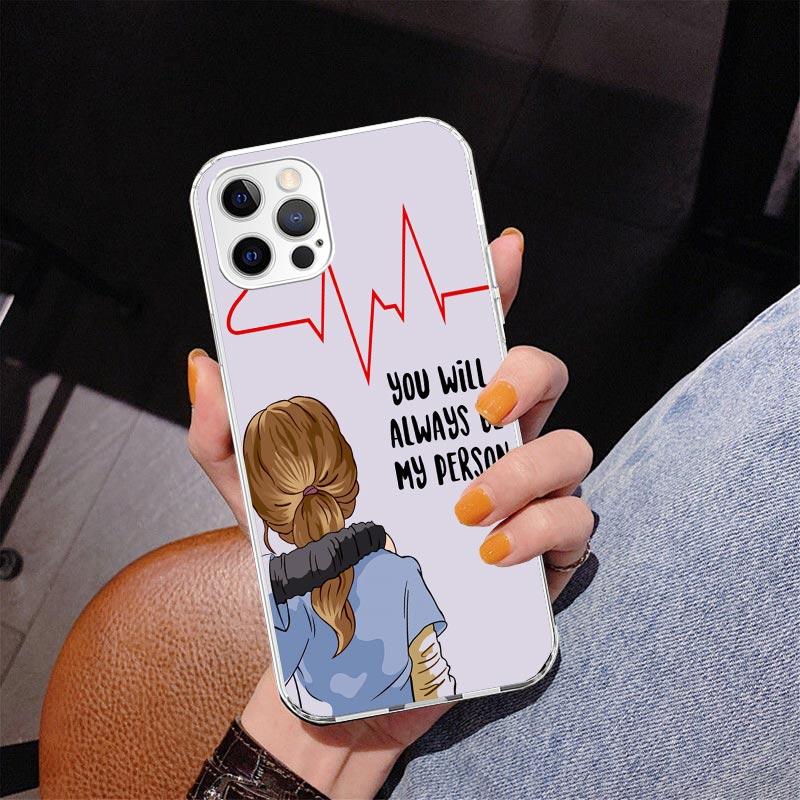 Greys Anatomy Person Phnoe Case for Iphone 17 Air 16 11 12 13 Mini 14 Plus 15 Pro Max 7 8E SE 2020 16ProMax Phone Cover Coque 16
