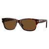 PerSol Polarized Brown Rectangular Men S SunglaSSeS po3288S 24 57 55