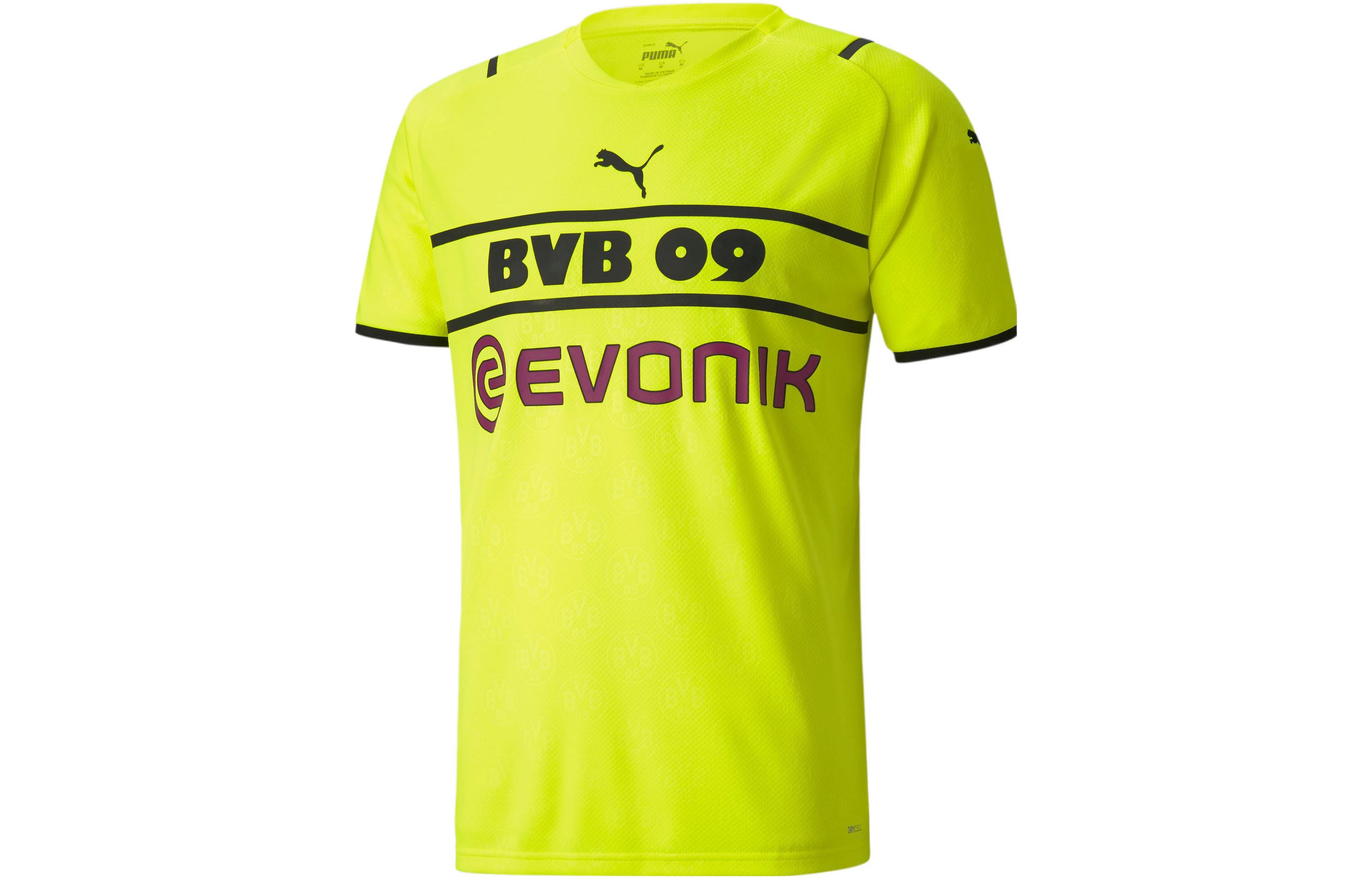 PUMA T7 GO For Soccer Jerseys Men s Yellow Moderate Straight Fit 759068-03 M