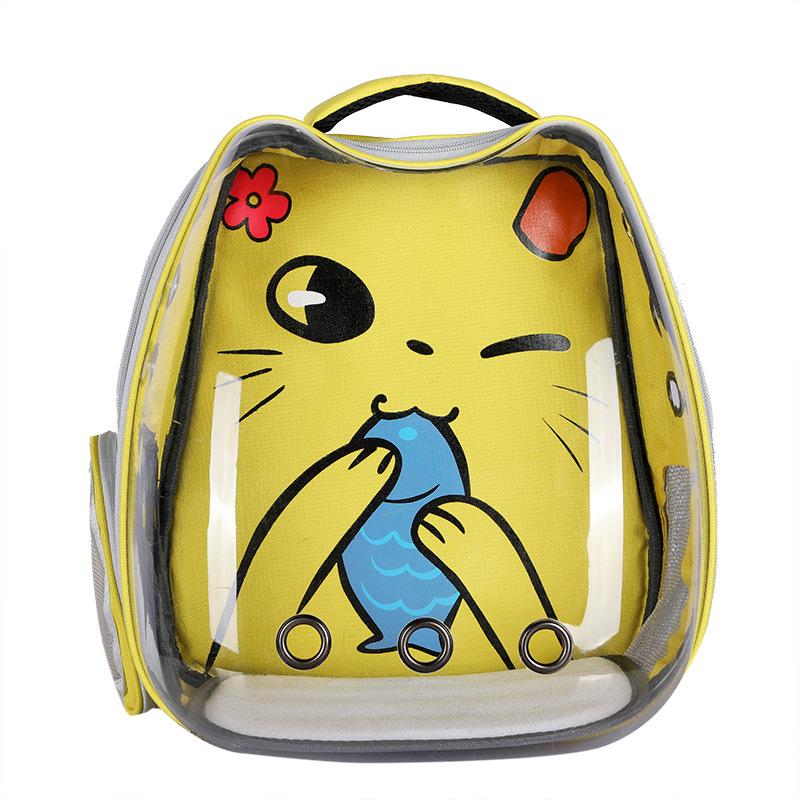 Кошачья сумка дышащая сумка для домашних животных уличная переносная сумка прозрачная космическая сумка для домашних животных в машине 34*40*28cm