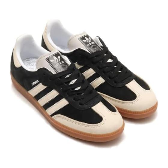 [Adidas] Обувь Кроссовки Samba OG SAMBA OG Черный/Белый/Серебристый Металлик IE5836 Оригинальный Японский Продукт