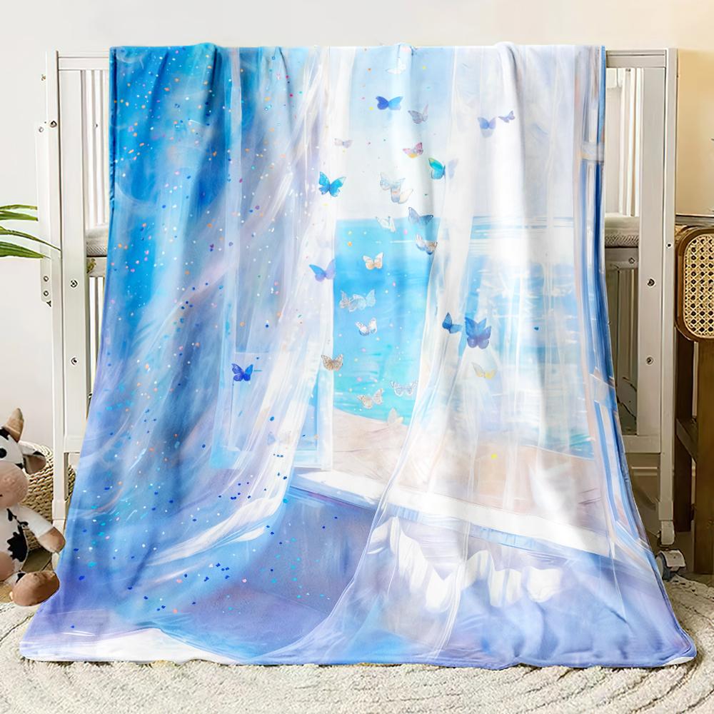 Dromerige Flanellen Deken Slaapkamer Deken, Woonkamer, bank Deken, Student Slaapje, Kantoor Slaapje, Kampeeruitje, Kindercadeau