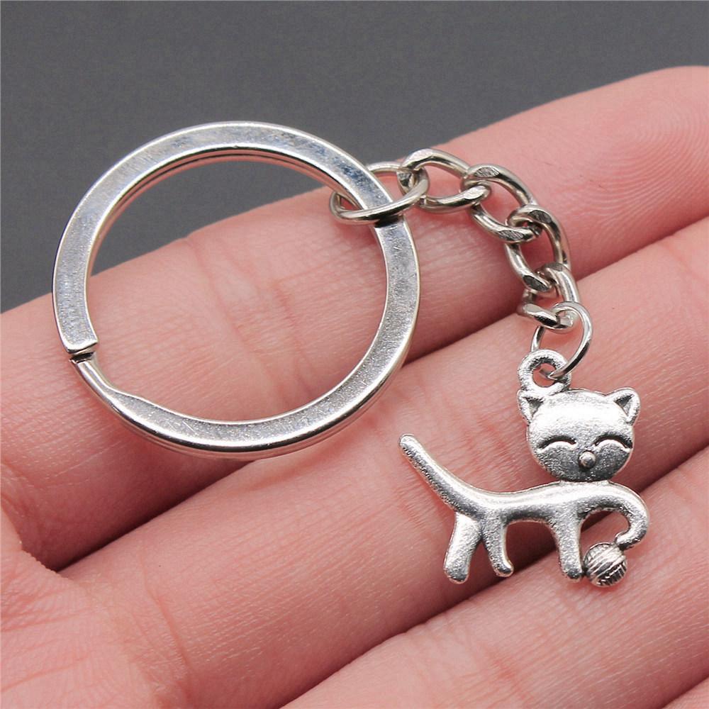 Poultry Farm Chicken Rooster Keychain for Men High Quality Initial New Year Gift Hip Hop Bag Accessory
