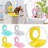 Teach To Use Cat Toilet Training Kit Reusable Cat Toilet Trainer  Box for Pet Cleaning