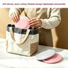 Silicone Foldable Bowl with Inner Steel Rod, Airtight Storage Bento Bowl, Microwave Safe, Ideal for Travel and Camping