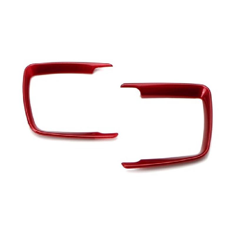 Red Headlight Switch Surrounding Decorative Trims For BMW 2 3 4 Series X5 X6
